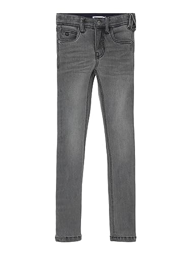 NAME IT Mädchen Nkmpete Dnmtember 5677 Pant Noos Hose, Medium Grey Denim, 158 EU von NAME IT