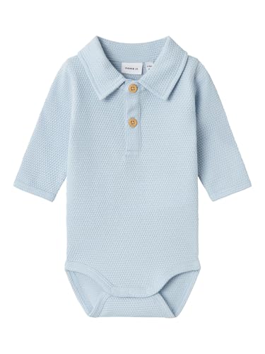 NAME IT Baby-Jungen Nbmrob Ls Polo Body Poloshirt, Niagara Mist, 56 von NAME IT
