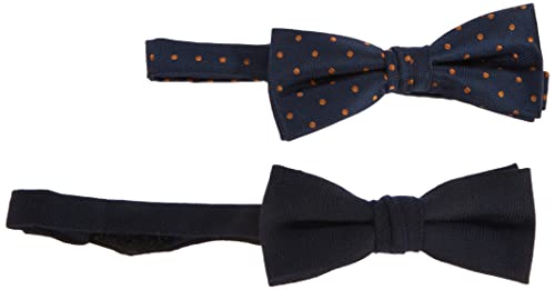 NAME IT Boy's NKMRASIMERT 2P Bowtie Fliege, Dark Sapphire/Pack:2Pack, M/L von NAME IT
