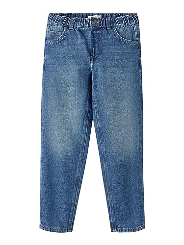 NAME IT Boy's NKMSILAS Tapered Jeans 4488-TE NOOS Jeanshose, Medium Blue Denim, 146 von NAME IT