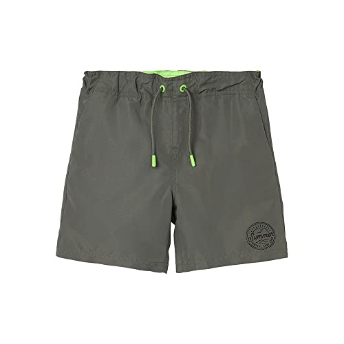 NAME IT Boy's NKMZADS Shorts NOOS Swim Trunks, Castor Gray, 140 NAME IT Boy's NKMZADS Shorts NOOS Swim Trunks, Castor Gray, 140 von NAME IT
