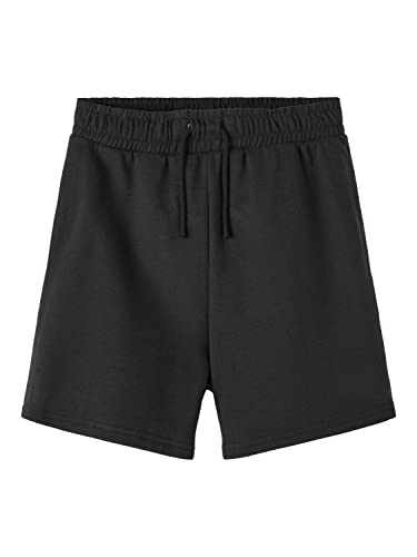 name it Boy's NLMFENTO Sweat Shorts, Black, 140 von NAME IT