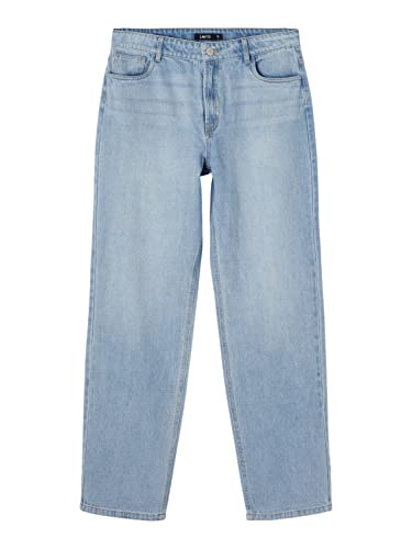 NAME IT Boy's NLMIZZA DNM Straight DAD Pant Jeanshose, Light Blue Denim, M von NAME IT