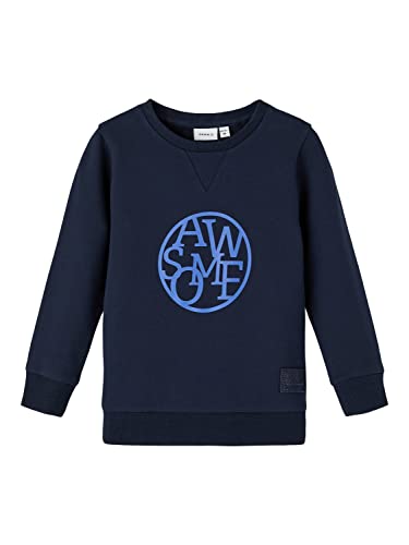 NAME IT Boy's NMMBEN Sweat UNB Sweatshirt, Dark Sapphire, 92 von NAME IT