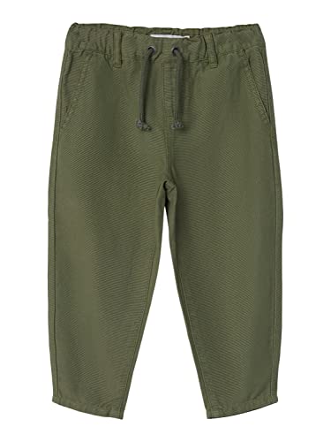 name it Boy's NMMBEN Tapered TWI Pant 6661-AT D Hose, Four Leaf Clover, 110 von NAME IT