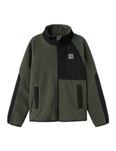 NAME IT Unisex Nknmyles Jacket Noos Fleecejacke, Climbing Ivy, 152 EU von NAME IT