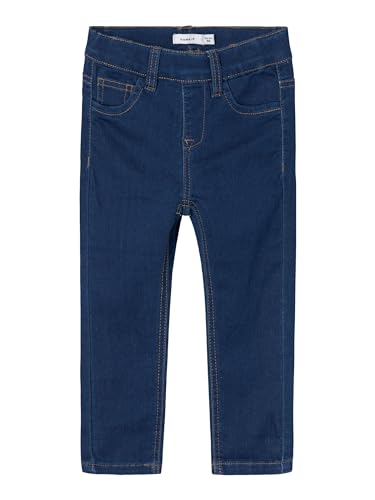 NAME IT Unisex Kids NMNSYDNEY Slim SWE Jeans 2710-TH NOOS Jeanshose, Dark Blue Denim, 92 von NAME IT