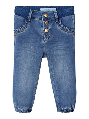 NAME IT Baby-Mädchen NBFRIE DNMTORA 1325 Pant NOOS Jeans, Blau (Light Blue Denim Light Blue Denim), (Herstellergröße: 104) von NAME IT