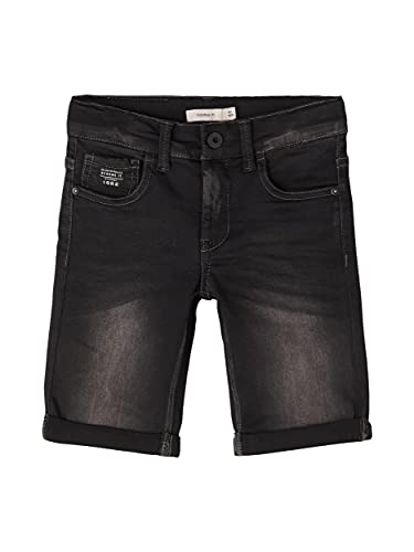 NAME IT Jungen Nkmsofus Dnmclass 7452 Long Noos L ssige Shorts, Black Denim, 122 EU von NAME IT