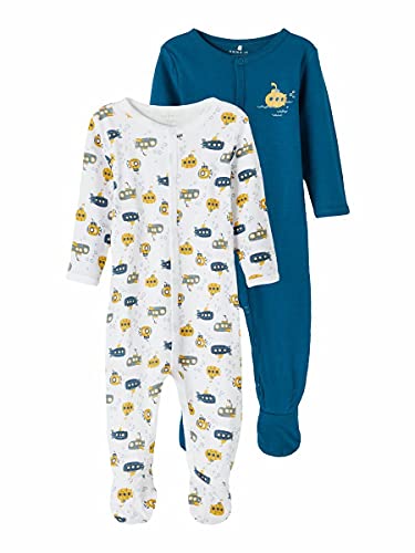 NAME IT Schlafstrampler Set für Babys Legion Blue 92 von NAME IT