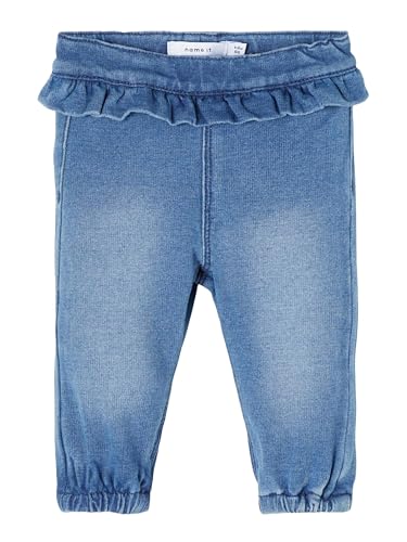 NAME IT Damen NBFBIBI DNMATORINAS SWE Pant NOOS Jeans, Medium Blue Denim, 62 von NAME IT