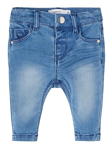 NAME IT Damen NBFSALLI DNMTORAS 2637 Pant NOOS Jeans, Medium Blue Denim, 74 von NAME IT