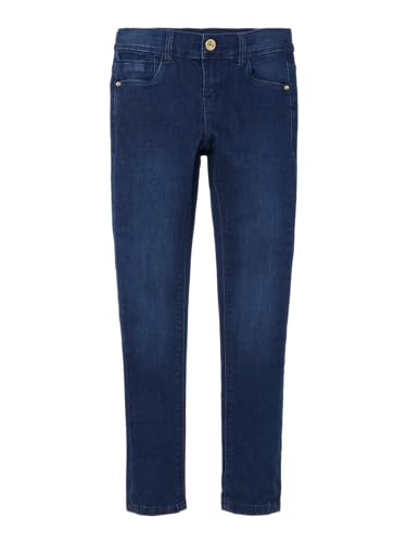 NAME IT Damen NKFPOLLY DNMTASI Pant NOOS Jeans, Medium Blue Denim, 110 von NAME IT