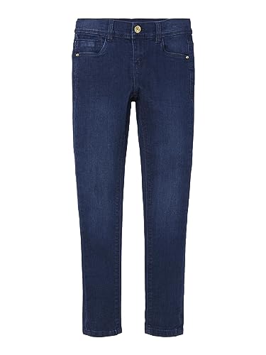 NAME IT Damen NKFPOLLY DNMTASI Pant NOOS Jeans, Medium Blue Denim, 152 von NAME IT
