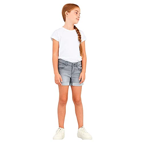 Name It Mädchen Jeans Shorts Medium Grey Denim-152 von NAME IT