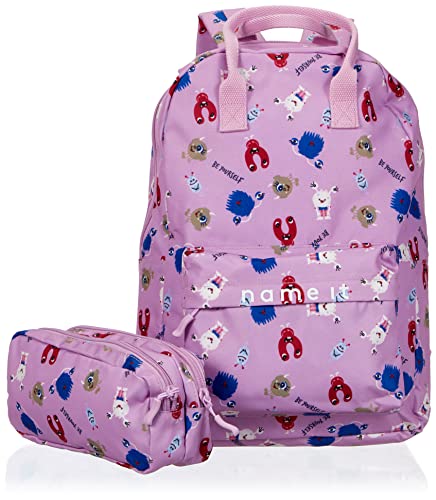 NAME IT Damen Nkfnanstar 2p Bag Rucksack, Lila, Einheitsgröße EU von NAME IT