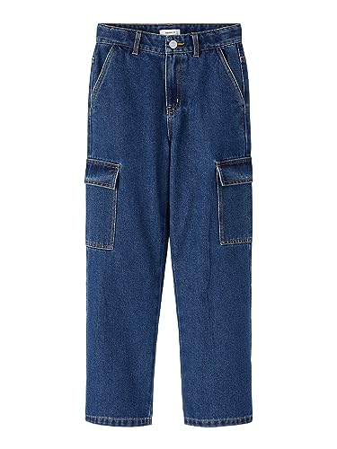 NAME IT Girl Cargohose Wide Fit Denim von NAME IT