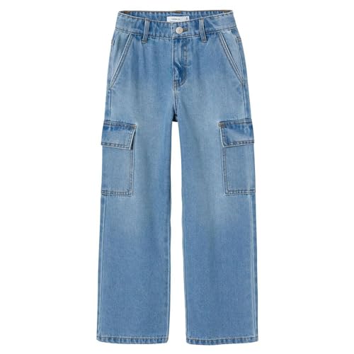 NAME IT Girl Cargohose Wide Fit Denim von NAME IT