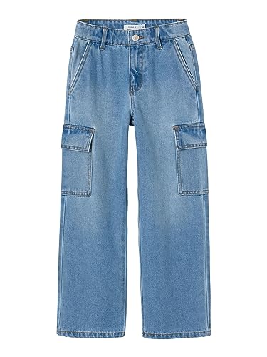 NAME IT Girl Cargohose Wide Fit Denim von NAME IT