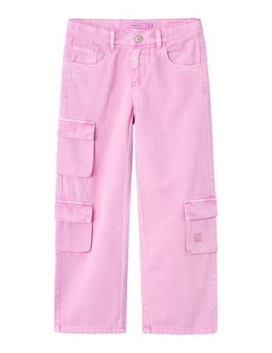 NAME IT Mädchen Nkfrose Wide TWI Pant 9420-td N Stoffhose, Cyclamen, 146 EU von NAME IT