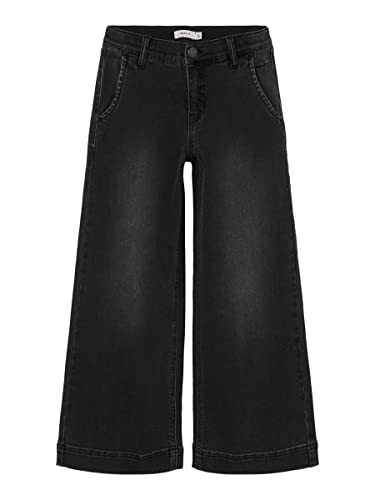 Name It Mädchen NKFBWIDE DNMTUTA 7679 HW Pant Jeanshose, Black Denim, 122 von NAME IT