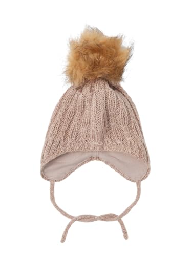 Name It Baby-Mädchen NBFWRILLA Wool Knit HAT XXIII Hut, Sphinx, 34/39 von NAME IT