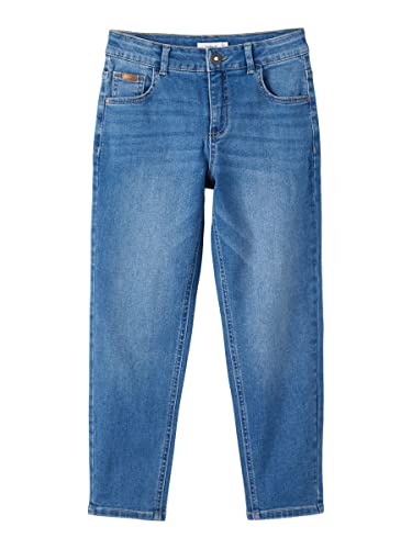 NAME IT Mädchen Nkfbella Dnmbataul 2713 mor buks Jeanshose, Medium Blue Denim, 134 EU von NAME IT