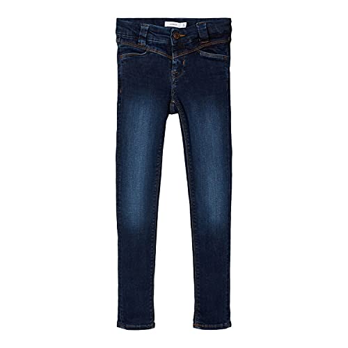 NAME IT Mädchen Denim-Jeans aus Bio-Baumwolle Dark Blue Denim 116 von NAME IT