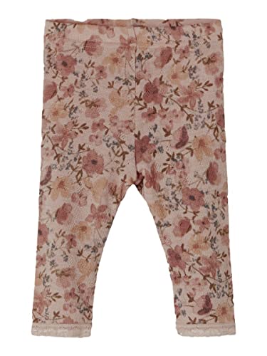 NAME IT Baby - Mädchen Nbfwang Wool Needle Noos Xxii Leggings, Roebuck 2, 50 EU von NAME IT