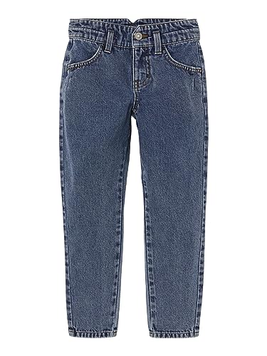 NAME IT Mädchen Nkfbella Dnm 2700 Hw an Mom Pant Noos Hose, Medium Blue Denim, 164 EU von NAME IT