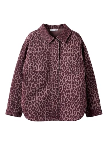 NAME IT Girl Shacket Leoprint von NAME IT