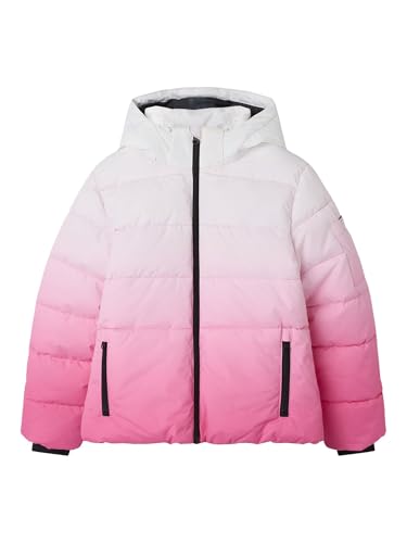 NAME IT Mädchen NKFMOUNTAIN05 SKI Jacket Flow FO Schneejacke, Ibis Rose, 140 von NAME IT