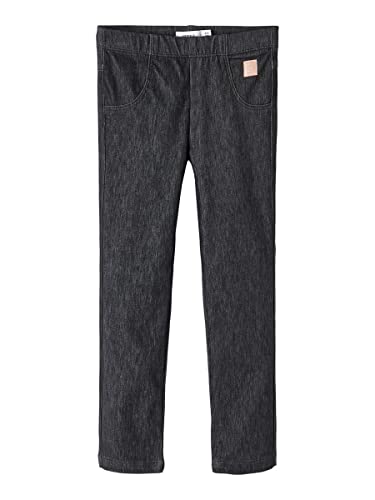 NAME IT Mädchen NMFSALLI DNMTALLY SWE Legging NOOS Hose, Black Denim, 68 von NAME IT