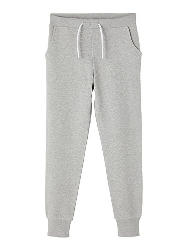 Name It Mädchen Sweatpants mit Taschen Grey Melange-122 von NAME IT