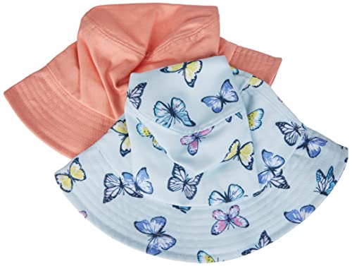 NAME IT Girl's NKFDAKILLE 2P BUCKETHAT Hut, Glacier/Pack:SOLID APRICOT Blush, 52/53 von NAME IT