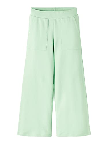 name it Girl's NKFDIANE Wide Pant UNB Hose, Green Ash, 134 von NAME IT