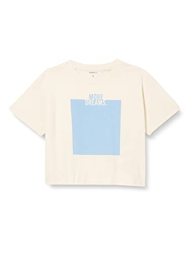 NAME IT Girl's NKFLARISSE SS Boxy TOP Box T-Shirt, Buttercream/Print:Serenity Print, 122/128 NAME IT Girl's NKFLARISSE SS Boxy TOP Box T-Shirt, Buttercream/Print:Serenity Print, 122/128 von NAME IT