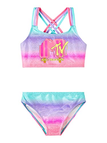 name it Girl's NKFMYXTI MTV CPLG Bikini, Knockout Pink, 134/140 von NAME IT