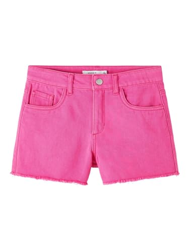 NAME IT Girl's NKFRANDI MOM TWIIZZA TB Shorts, Pink Yarrow, 134 von NAME IT