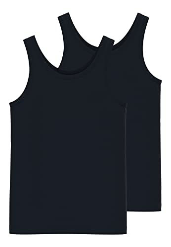 NAME IT Girl's NKFUU Tank TOP 2P NOOS Unterhemd, Black, 122/128 von NAME IT