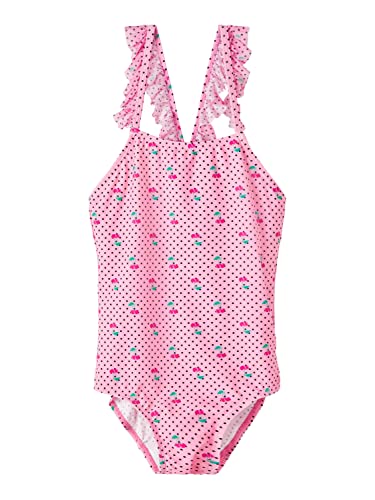 name it Girl's NKFZAGNA Swimsuit Box Badeanzug, Cotton Candy, 146/152 von NAME IT