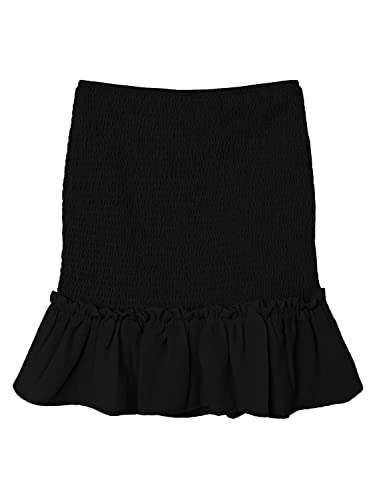 name it Girl's NLFECKALI Skirt Rock, Black, 152 von NAME IT