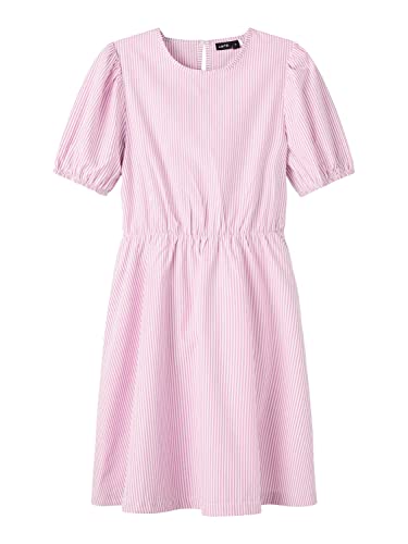 name it Girl's NLFFILUCCA SS Dress Kleid, Lilac Chiffon/Stripes:Stripes, 158 name it Girl's NLFFILUCCA SS Dress Kleid, Lilac Chiffon/Stripes:Stripes, 158 von NAME IT