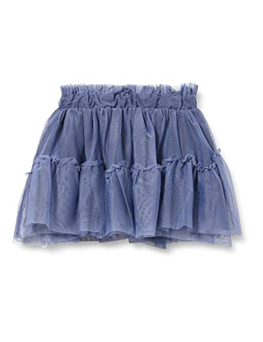 NAME IT Girl's NMFBATILLE Tulle Skirt Rock, Bijou Blue, 92 von NAME IT