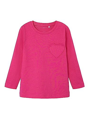 name it Girl's NMFDORTHE LS Top, Pink Yarrow, 122/128 von NAME IT