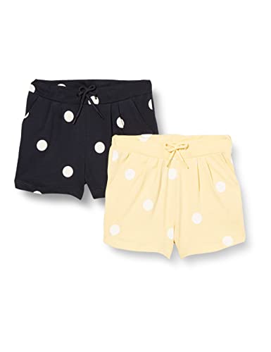 NAME IT Girl's NMFHELLE Camp 2P Shorts Set, Dark Navy, 98 von NAME IT