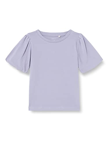 NAME IT Girl's NMFIONE SS TOP PB Kurzärmeliges Shirt, Persian Violet, 104 von NAME IT