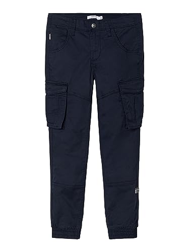 NAME IT Herren Nitbamgo Reg/R Twi Ca broek M Nmt Noos Hose, Dark Sapphire, 128 EU von NAME IT