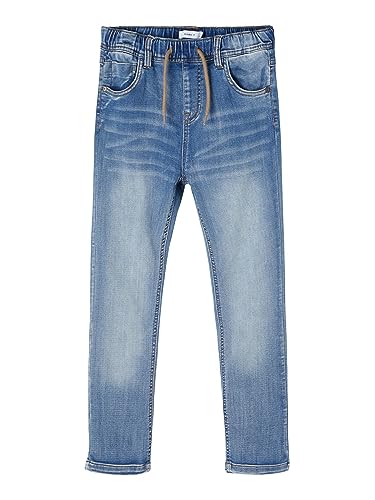 NAME IT Herren Nkmrobin Dnmthayer Swe Noos Jogger, Light Blue Denim, 104 EU von NAME IT