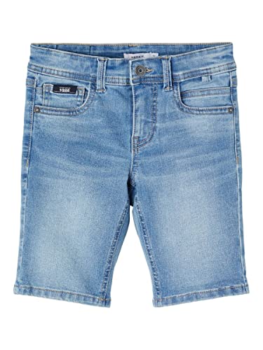 NAME IT Herren NKMSOFUS DNMTAUL 1621 L NOOS Shorts, Light Blue Denim, 128 von NAME IT